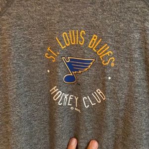 NHL blues dri fit
